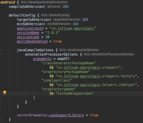 Kotlin DSL example