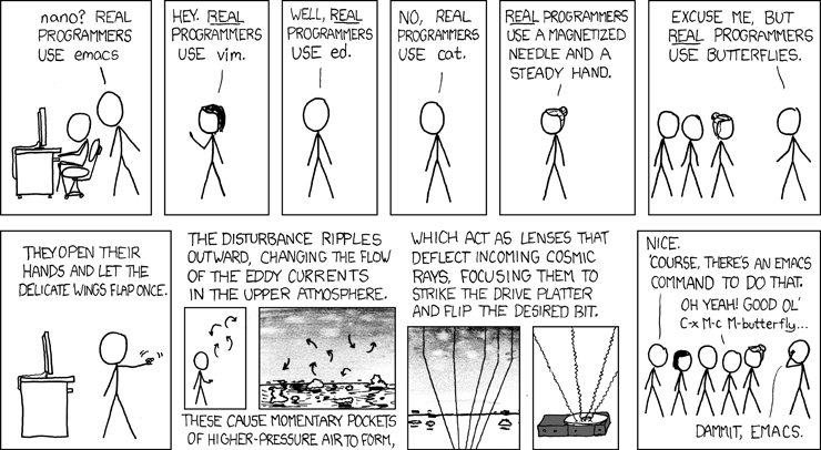 XKCD real programmers
